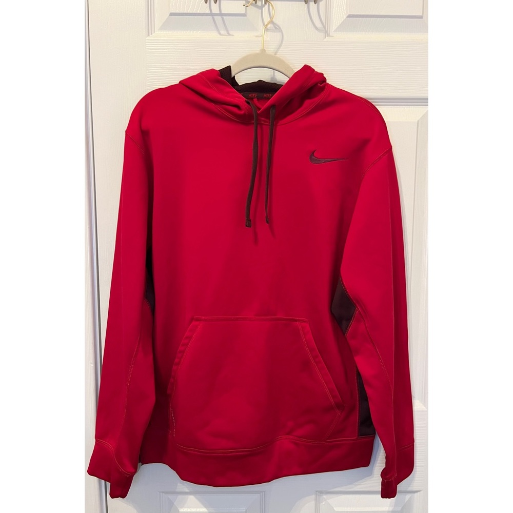 Nike Therma Fit Red Hoodie sz M